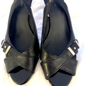 Cole Haan Black Leather Sandals